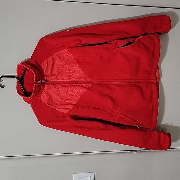 Columbia Jackets & Blazers - Columbia Red Fleece/Poly mixed media Interchange full zip Jacket